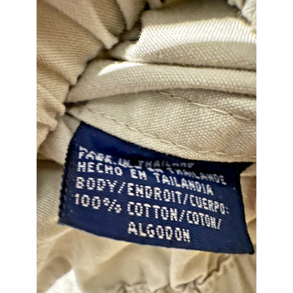 Tommy Hilfiger Men’s Large Tan Khaki Full Zip Jacket Crest Logo Cotton Lined - Picture 6 of 8